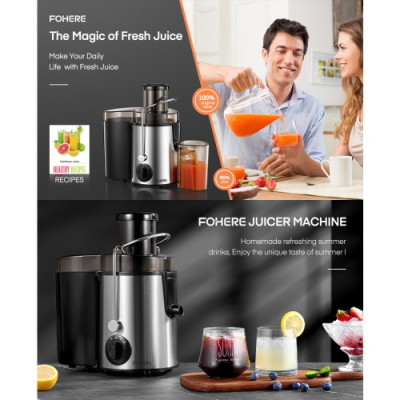 Fohere Juicer Machines Vegetable and Fruit