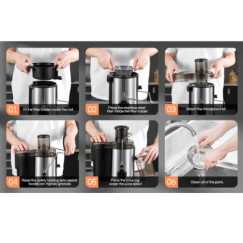 Fohere Juicer Machines Vegetable and Fruit