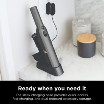 Shark WandVac Handheld Vacuum, Lightweight at 1.4 Pounds with Powerful Suction
